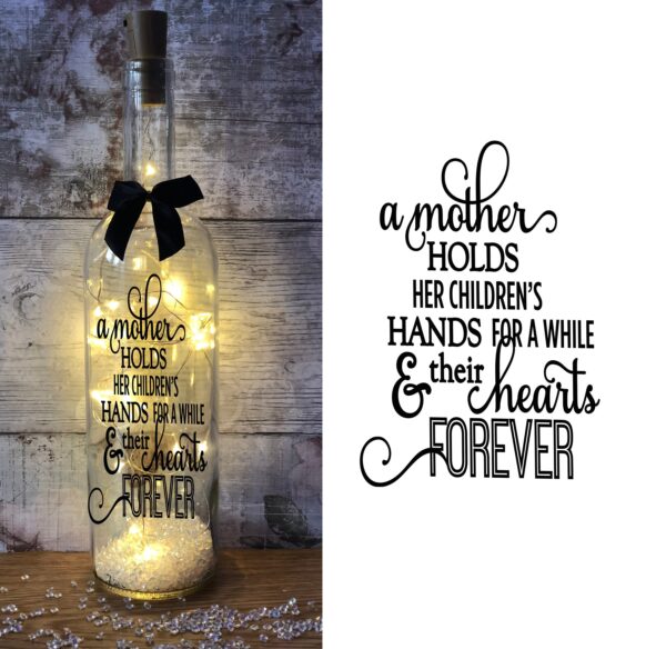 “Best Mum” Light Up gift bottle - AwwBottles