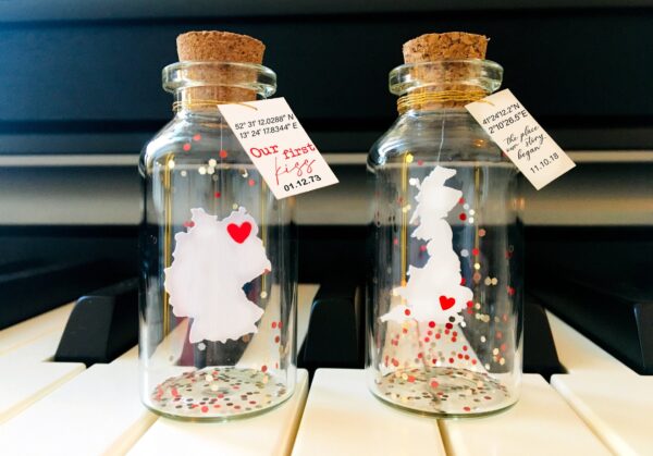 "Love Coordinates" Gift bottle - AwwBottles