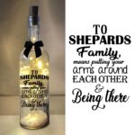 "Family Name" Personalized Light Wine Bottle - AwwBottles