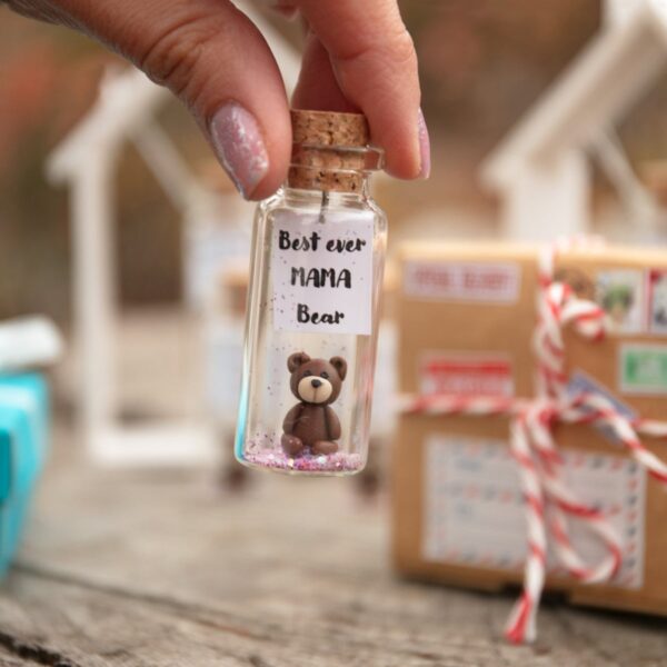 Personalized "Best Ever Mama Bear" Gift Bottle - AwwBottles