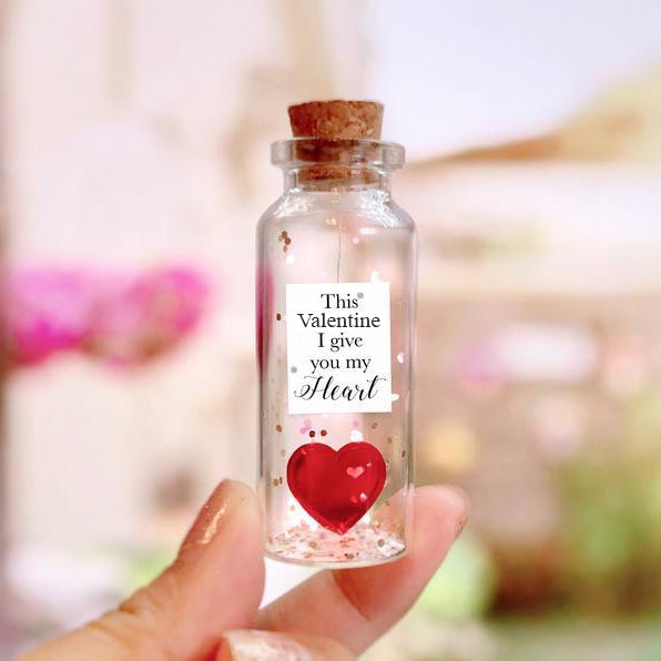 "I Give You My Heart" Valentine Gift Bottle - AwwBottles
