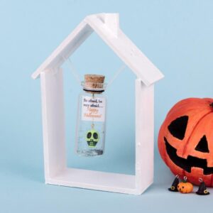 Be Afraid, Be Very Afraid Skull Halloween Personalize Gift - AwwBottles