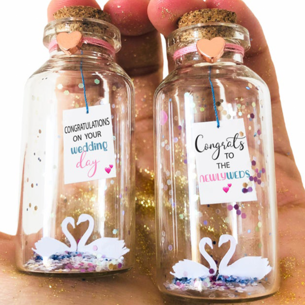 "Best Wishes For Wedding Couple" Personalized Gift - AwwBottles